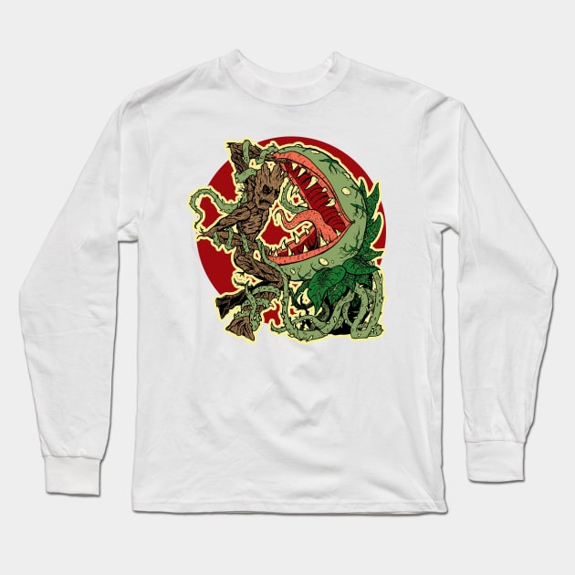 Inter-PLANT-etary Battle Long Sleeve T-Shirt by brodiehbrockie